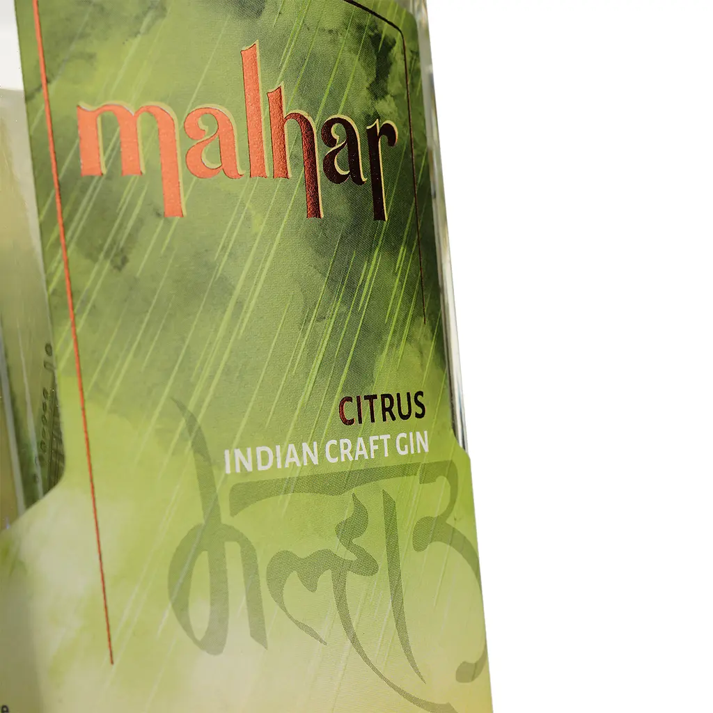 Джин Malhar Citrus Indian Craft Gin 43% 0.7 л - фото 3