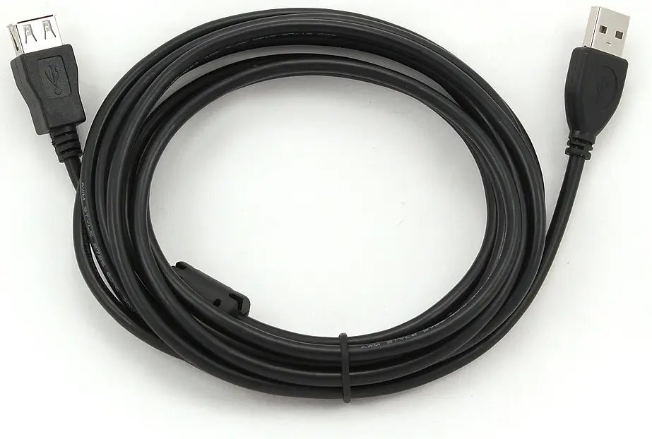 Кабель-подовжувач Cablexpert USB 2.0 AM/AF 3м ferrit (CCF-USB2-AMAF-10) - фото 3