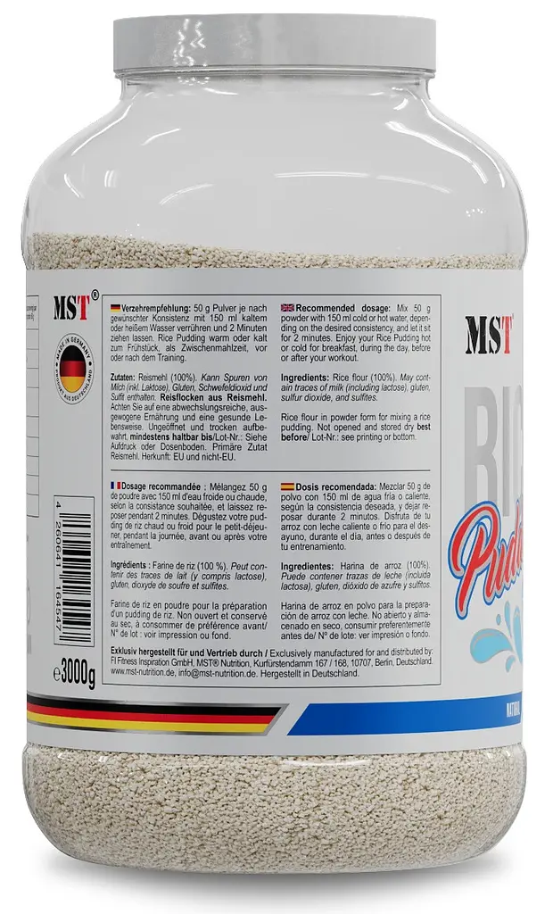 MST® Рисовий Пудинг Швидкого Приготування - 3000 г - фото 3