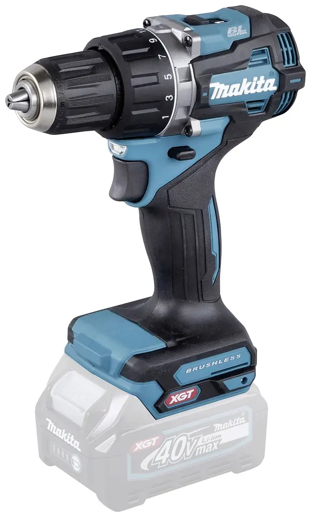 Шурупокрут-дриль акумуляторний Makita DF002GZ (64 Нм, 1.5-13 мм, BL, XGT, без акумуляторів та зарядного пристрою) - фото 7