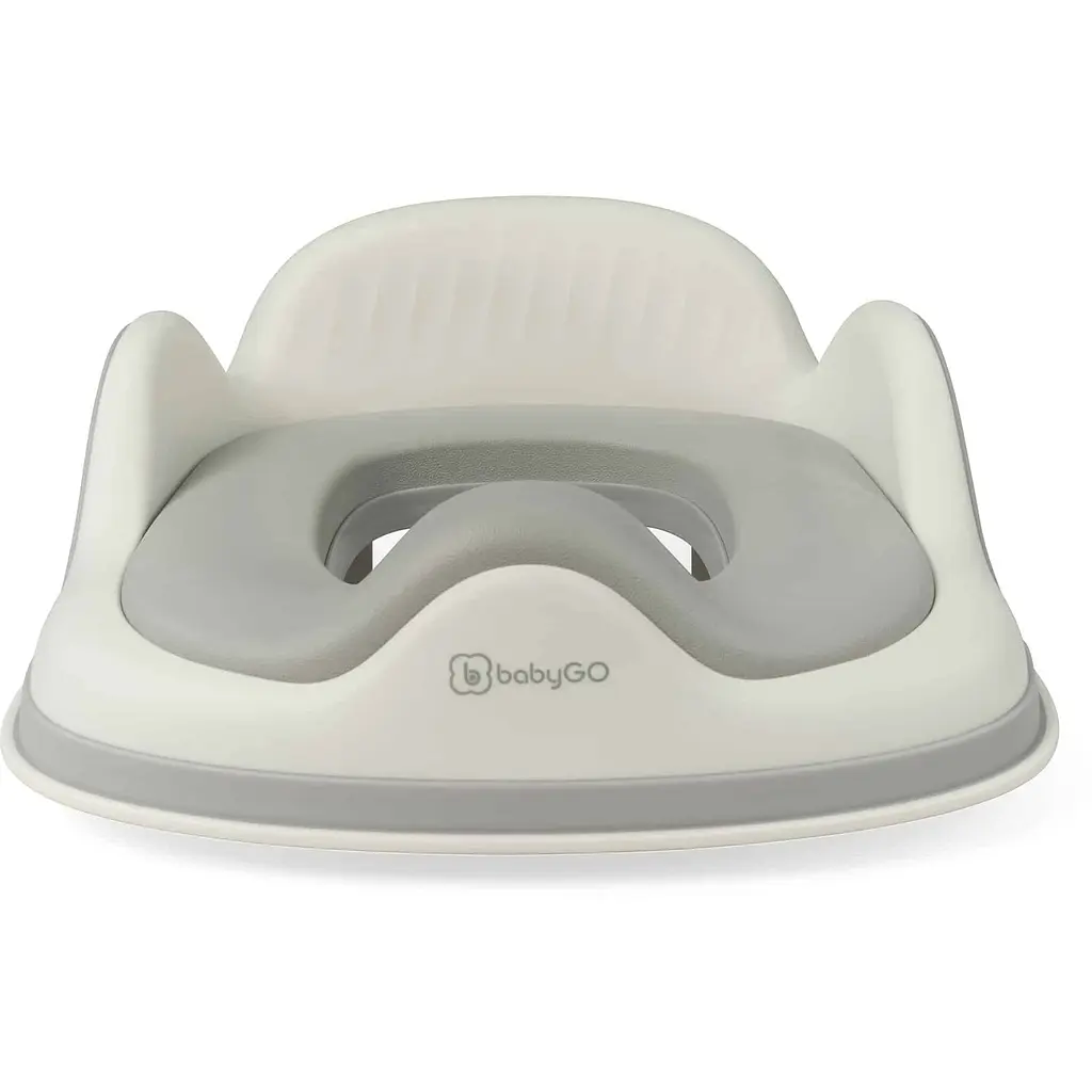 Сидіння для унітазу BabyGO Pro Seat біло-сіре (9002) - фото 2