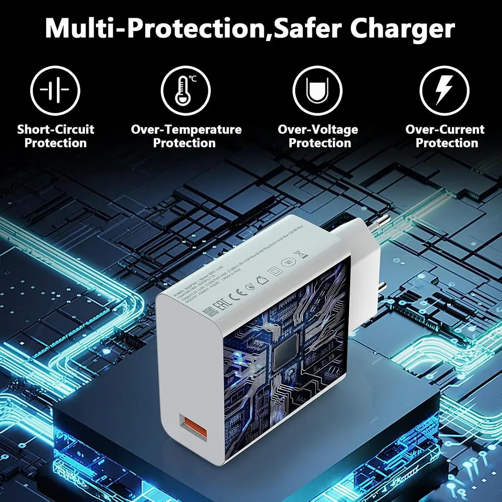 Швидкий зарядний пристрій USB-C 120 Вт для Xiaomi, Redmi та POCO - фото 8