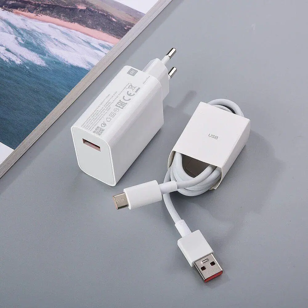 Сетевое зарядное устройство для Xiaomi33 W Charging Combo Type-A White + USB-C BHR6039EU - фото 3