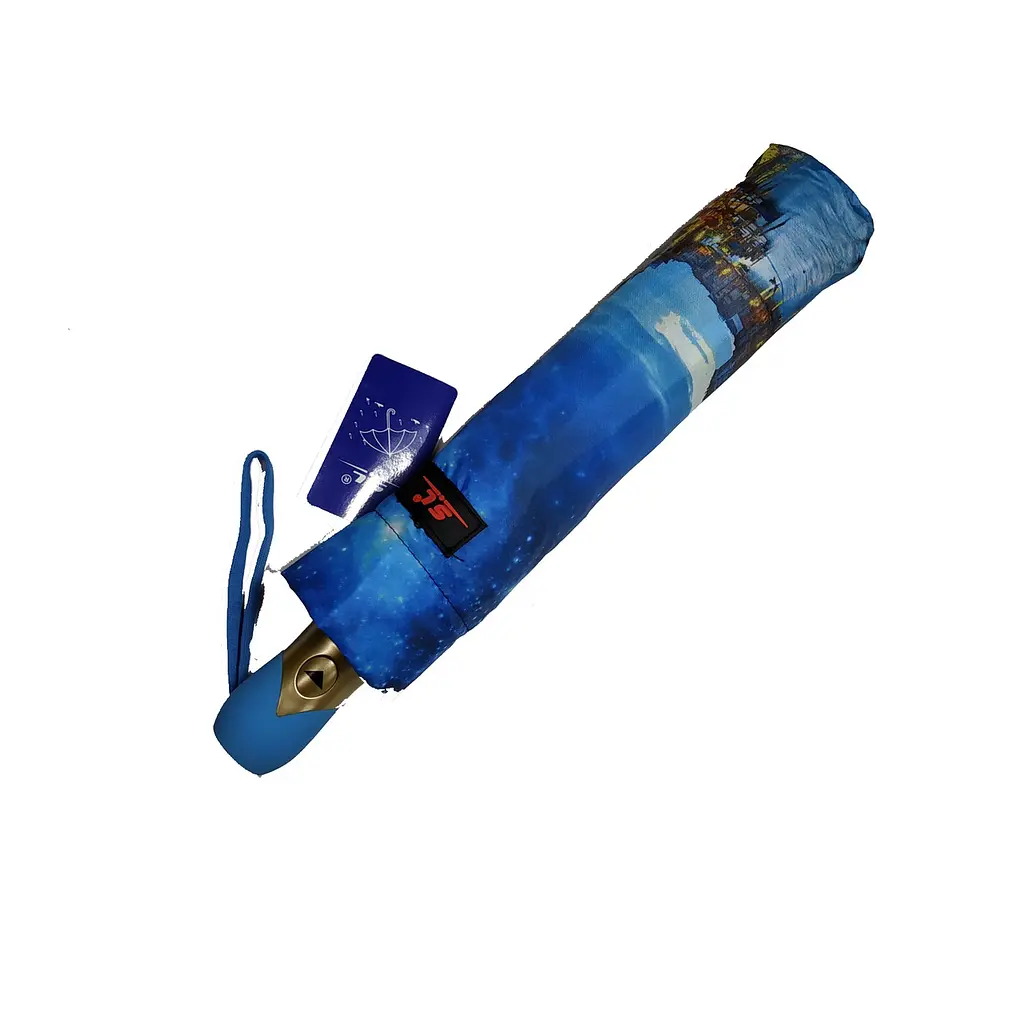 Женский складной зонтик полуавтомат S&L 100 см разноцветный - фото 4