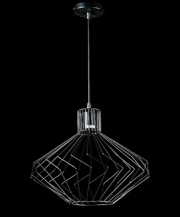 Потолочная люстра Splendid Ray L537/1L, E27, 40W, Черный металл, регулируемая высота 50-110 см - фото 2