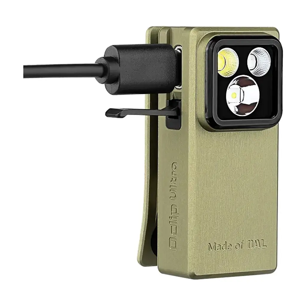 Ліхтар Olight Oclip Ultra Olive green (0.0000.3130) - фото 5