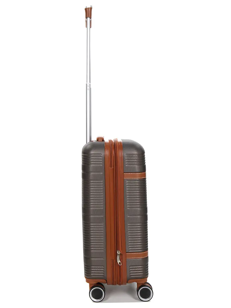 Валіза маленька S ABS-пластик Worldline Airtex 629 56×36×22см 38л Коричнева - фото 8