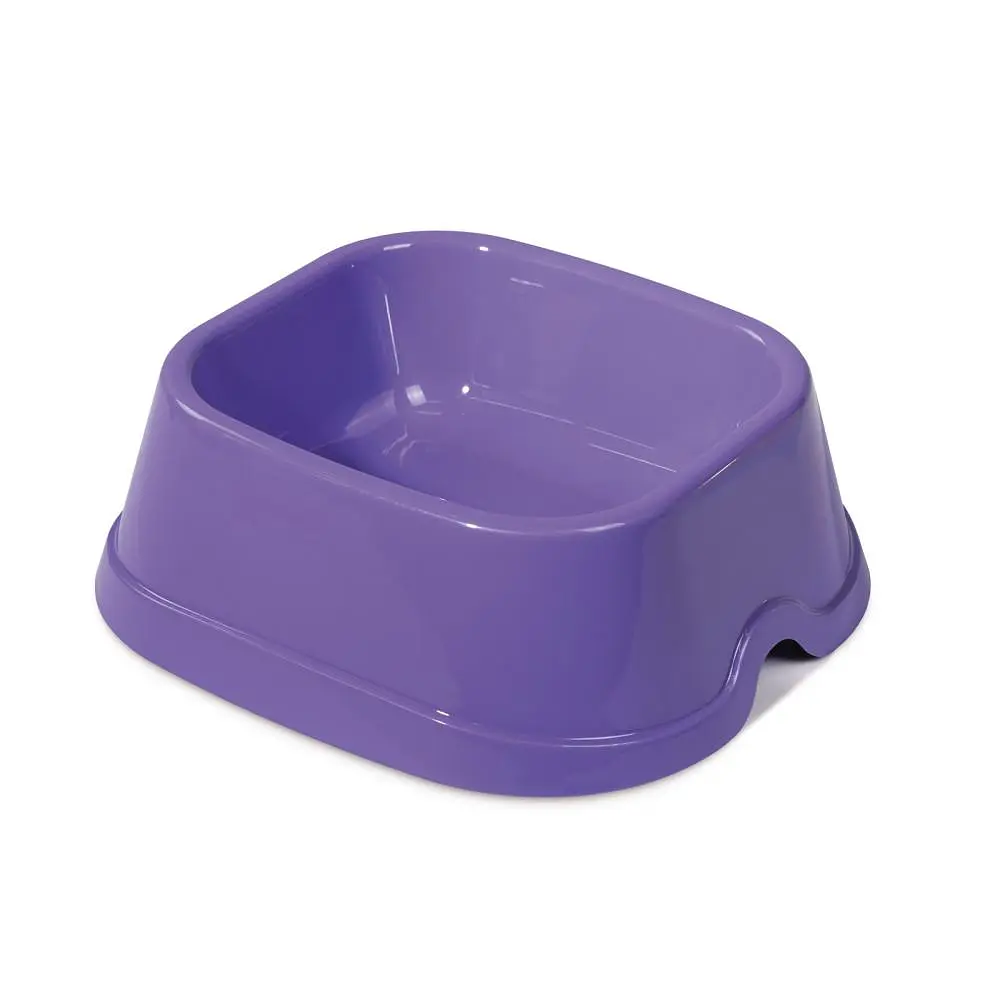 Миска Priroda Модерн №4 для собак пластикова 1,25 л світло-фіолетова - фото 2