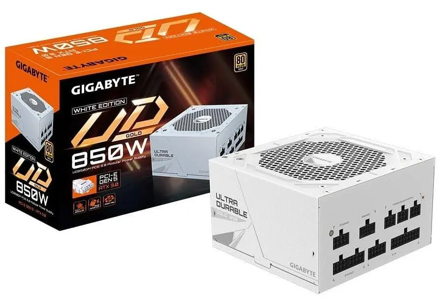 Блок живлення GIGABYTE UD850GM PG5W 850W (GP-UD850GM-PG5W) 80+ Gold (GP-UD850GM PG5W) White - фото 7