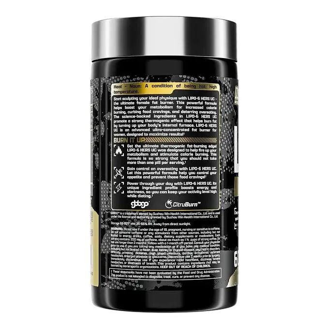 Жироспалювач Nutrex Research Lipo-6 Black Hers Ultra Concentrate, 60 капсул - фото 2