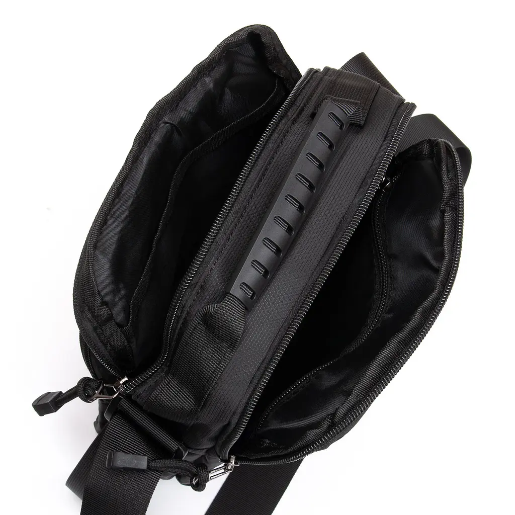 Чоловіча сумка-планшет Lanpad чорний (LAN82053 black) - фото 5