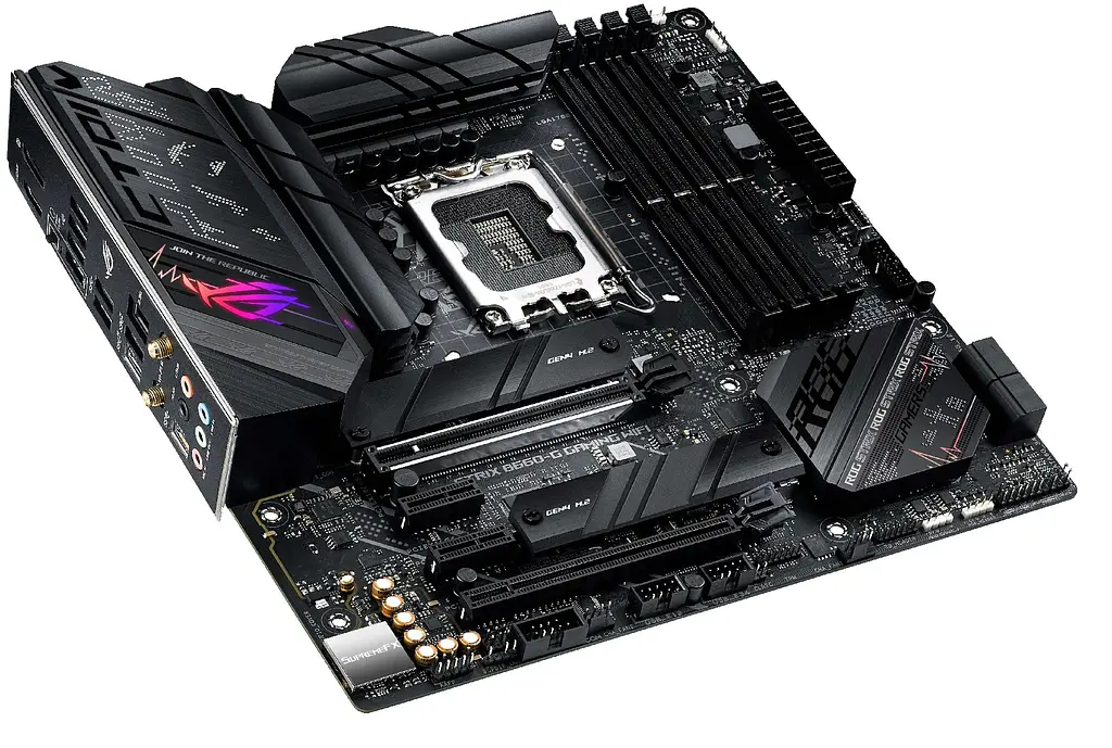 Материнская плата ASUS ROG STRIX B660-G GAMING WIFI (ROG STRIX B660-G GAMING WIFI) (Socket 1700, Intel B660, Micro-ATX) Б/у - фото 6