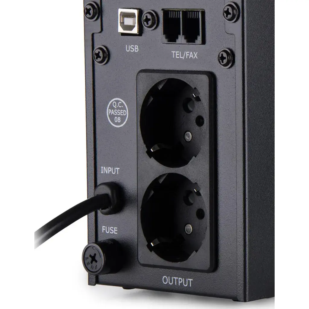 Пристрій безперебійного живлення Vinga LED 600VA metal case with USB (VPE-600MU) - фото 8