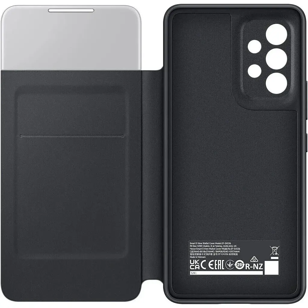 Чохол-книжка Samsung S View Wallet Cover для Samsung Galaxy A53 SM-A536 Black (EF-EA536PBEGRU) - фото 6