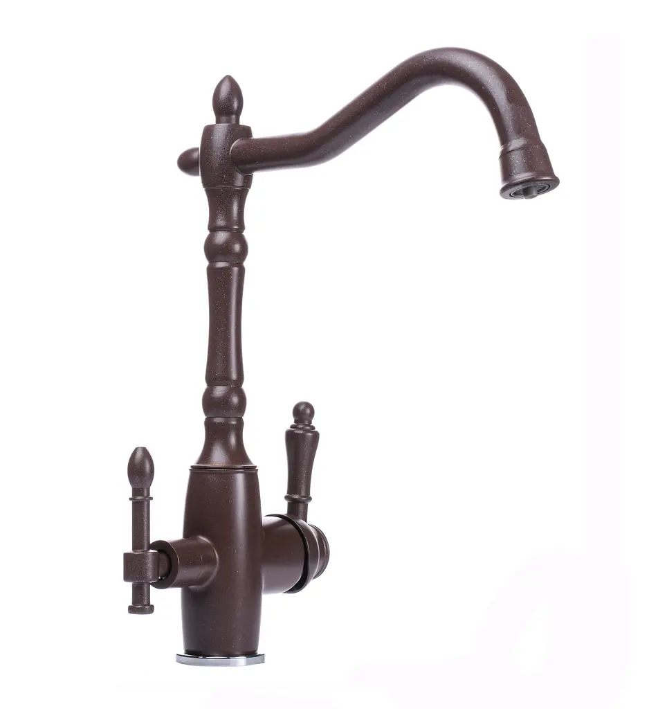 Змішувач для кухні під осмос Globus Lux GLLR-1000-6-Marone Коричневий - фото 3