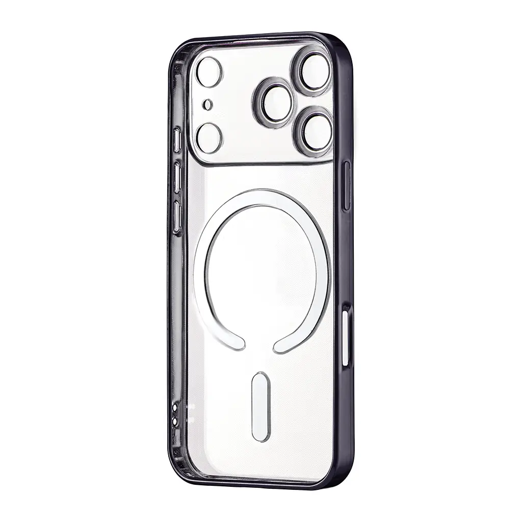 Чохол Ductil Metallic Edge with MagSafe (Protected Camera & Lens) iPhone 17 Pro Black - фото 3
