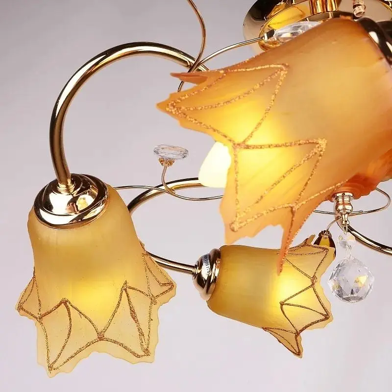 Люстра потолочная Brille флористика E14 40W G (LK-335C/5) - фото 3