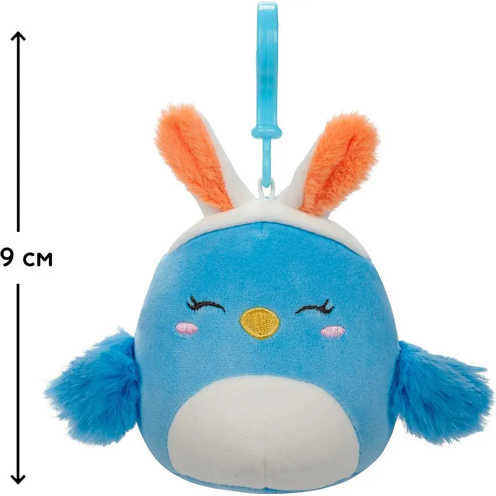 М'яка іграшка Squishmallows Пташка Бебе на кліпсі 9 см (SQCP00183) - фото 2