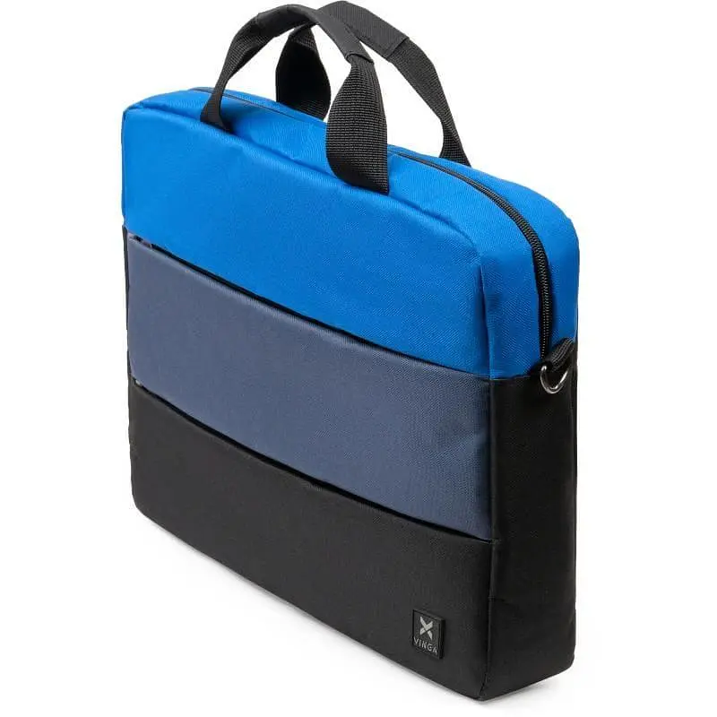 Сумка для ноутбука Vinga 15.6" NB1120 Black/Blue (NB1120BB) - фото 4