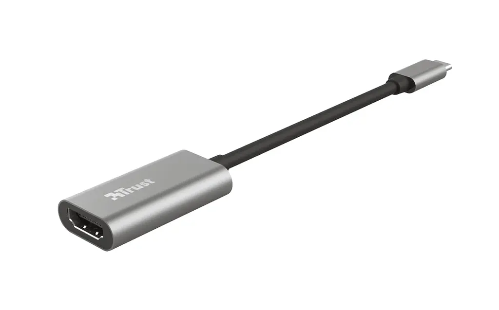 Адаптер Trust Dalyx USB-C > HDMI, 0.2м, Алюминий, черный teh0018506 - фото 4