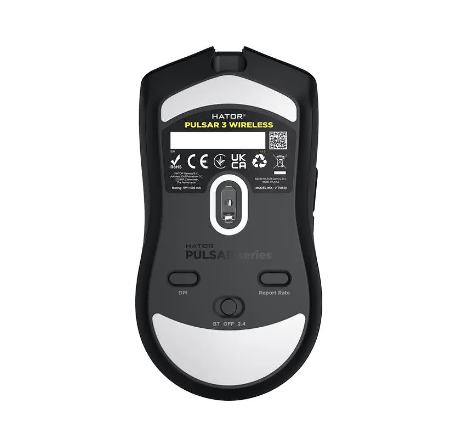 Игровая мышь HATOR HTM-630 Pulsar3 Wireless ESports Gaming 12000DPI 35G - фото 6