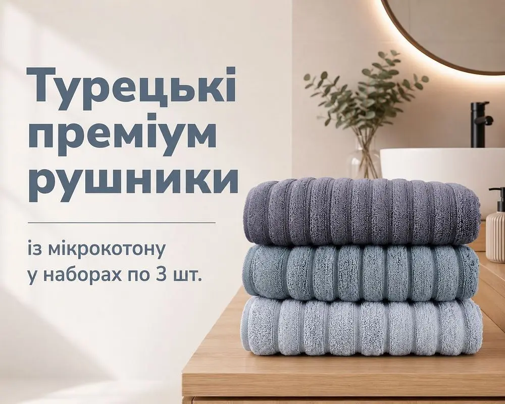Набір турецьких махрових рушників Cestepe MicroCotton Premium 3 штуки 70x140 Ezgi 9 щільність 600 г/м2 - фото 2