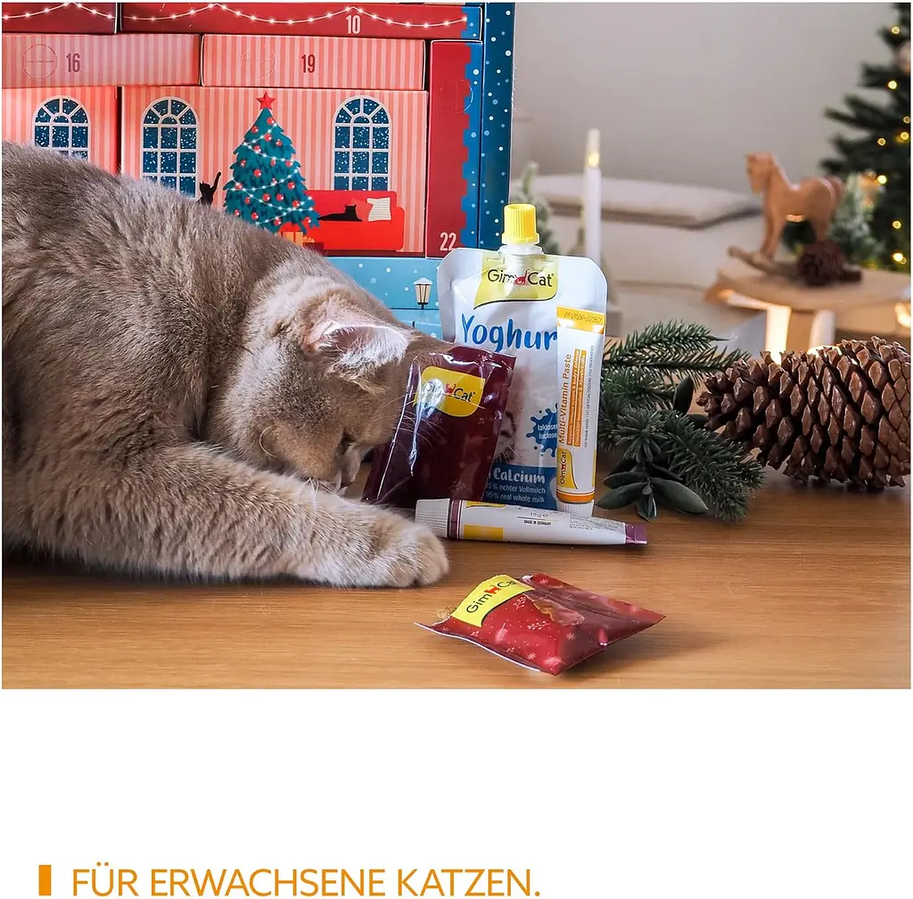 Адвент календарь GimCat Adventskalender 2024 для кошек 550 г - фото 9