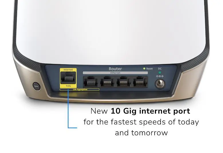NETGEAR Система WiFi-Mesh Orbi RBK862S AX6000, 2мод, білий - фото 2