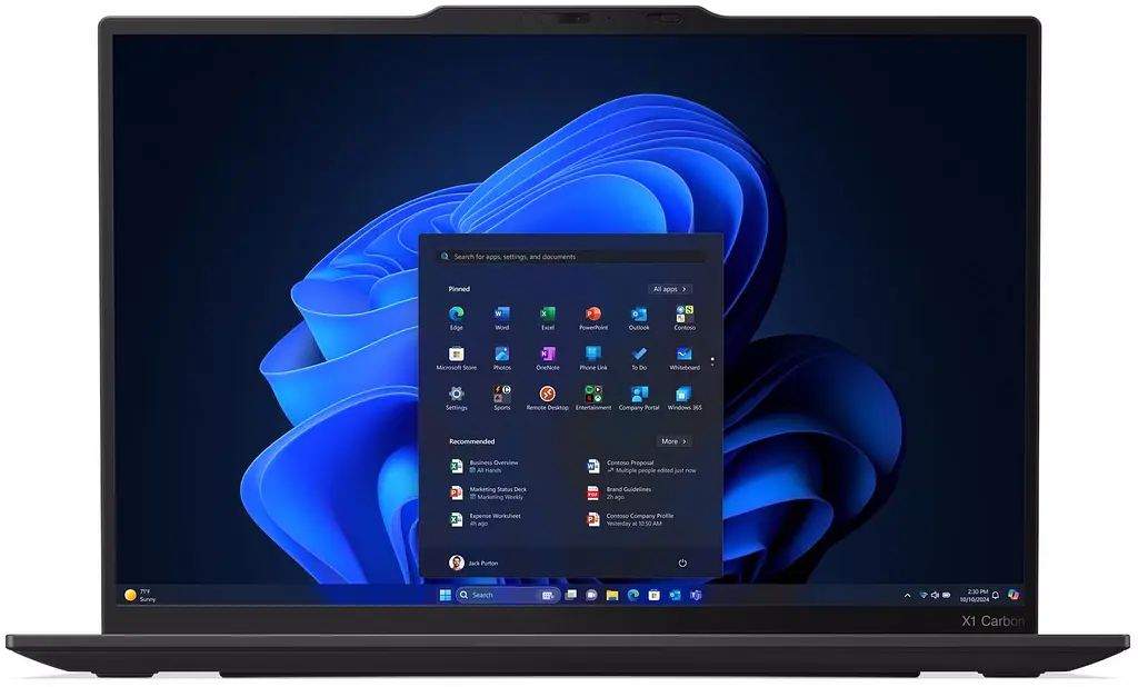 Ноутбук Lenovo ThinkPad X1 Carbon-13 14" WUXGA Touch AG Intel U7-258V 32GB F1TB UMA Win11P чорний - фото 5