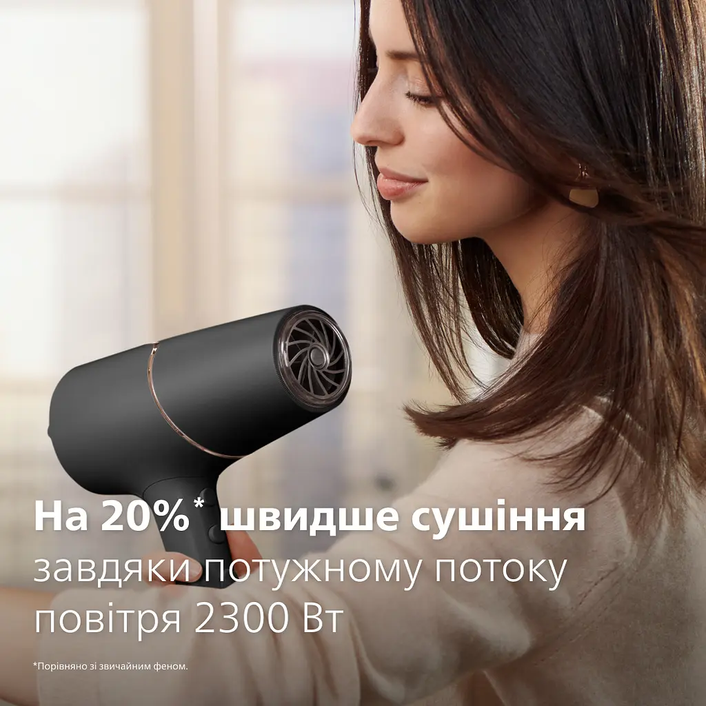 Фен Philips Series 5000 чорний (BHD538/30) - фото 7