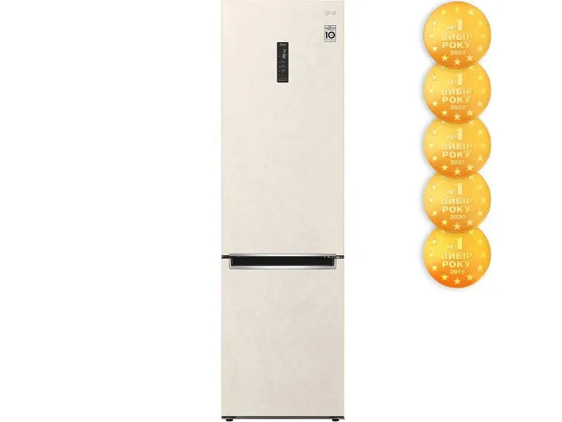 Холодильник з морозильною камерою LG GC-B509MEWM - фото 6