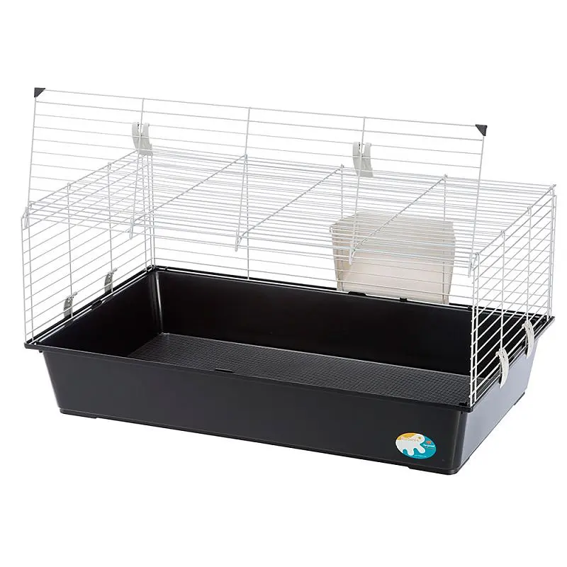 Клітка для кроликів та морських свинок Ferplast Rabbit 100 чорна 57052370EL - фото 2