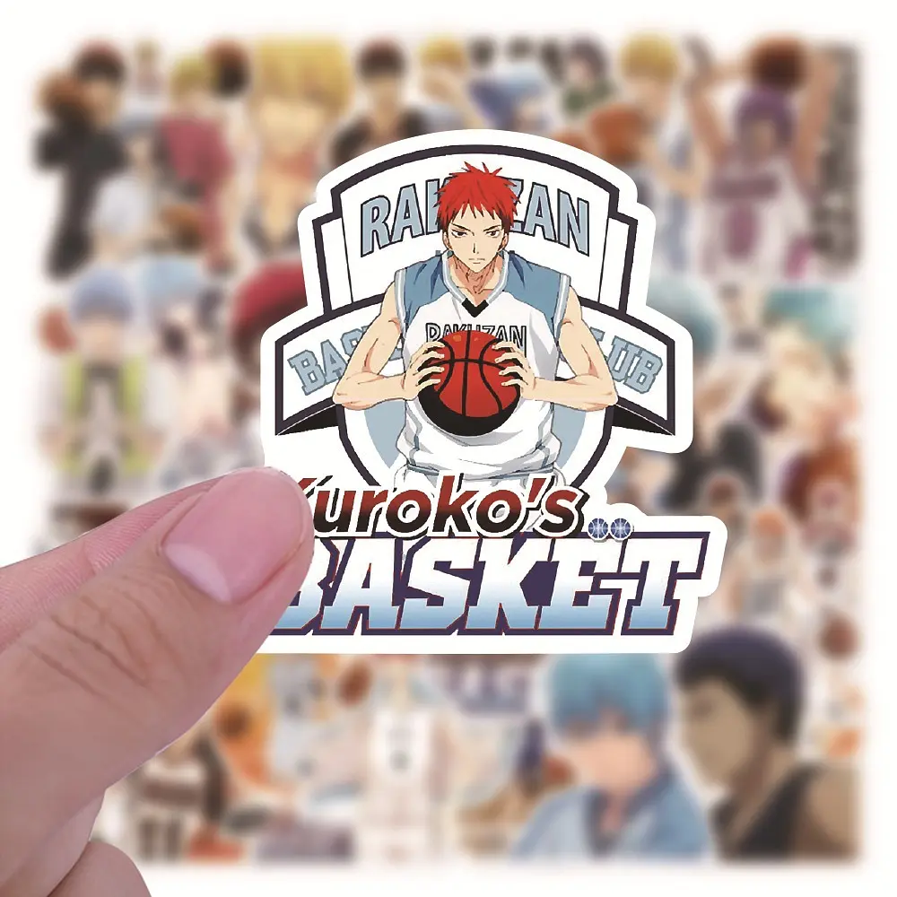 Стікерпак Баскетбол Куроко Набір наклейок GeekLand Kuroko's Basketball 50 штук - фото 5