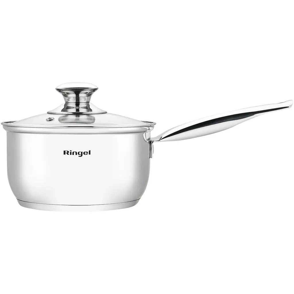 Ковш Ringel Grey line с крышкой 16 см 1.6 л (RG-4019-16) - фото 2
