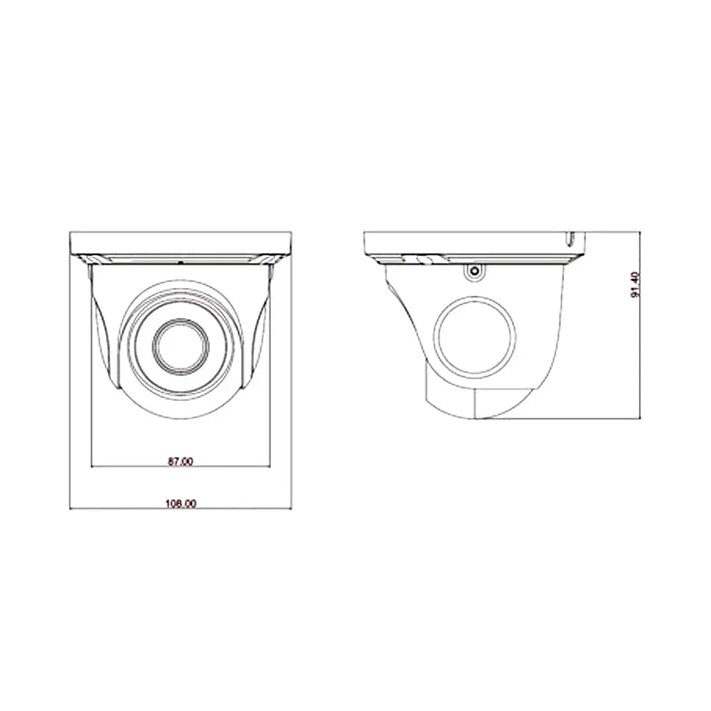 AHD-відеокамера 4Mp TVT TD-7544AE (D/IR1) f=3.6mm (77-00123) - фото 2