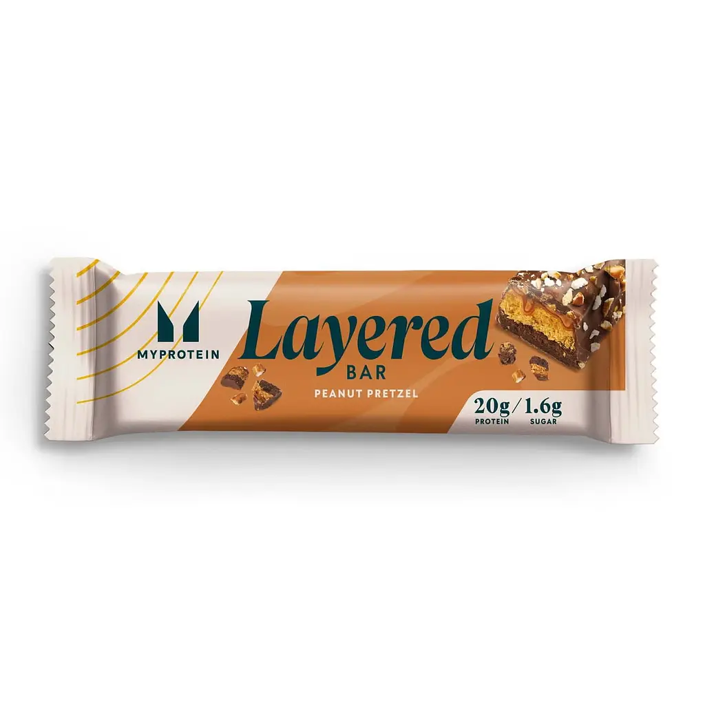 Протеїнові Батончики Retail Layered Bar - 12x60г Шоколадно-Арахісовий - фото 3