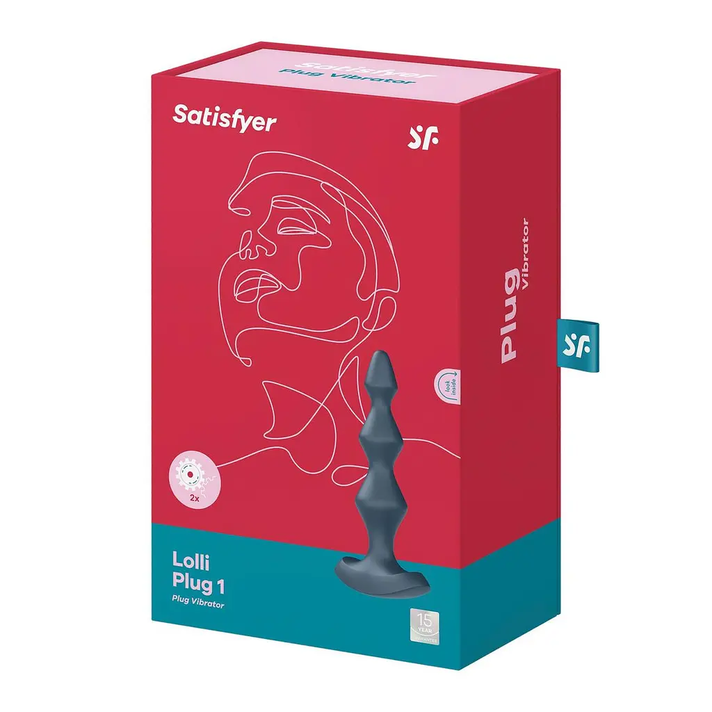 Анальний стимулятор-намистини з двома моторами Satisfyer Lolli-Plug 1 Dark teal - фото 5