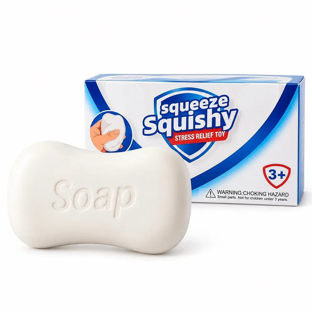 Сквіш антистрес Мило Squeeze Squishy Білий