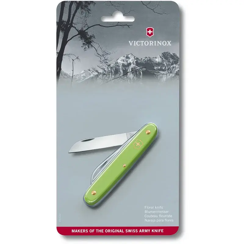 Ніж Victorinox Floral Matt Green Blister (3.9050.47B1) - фото 2