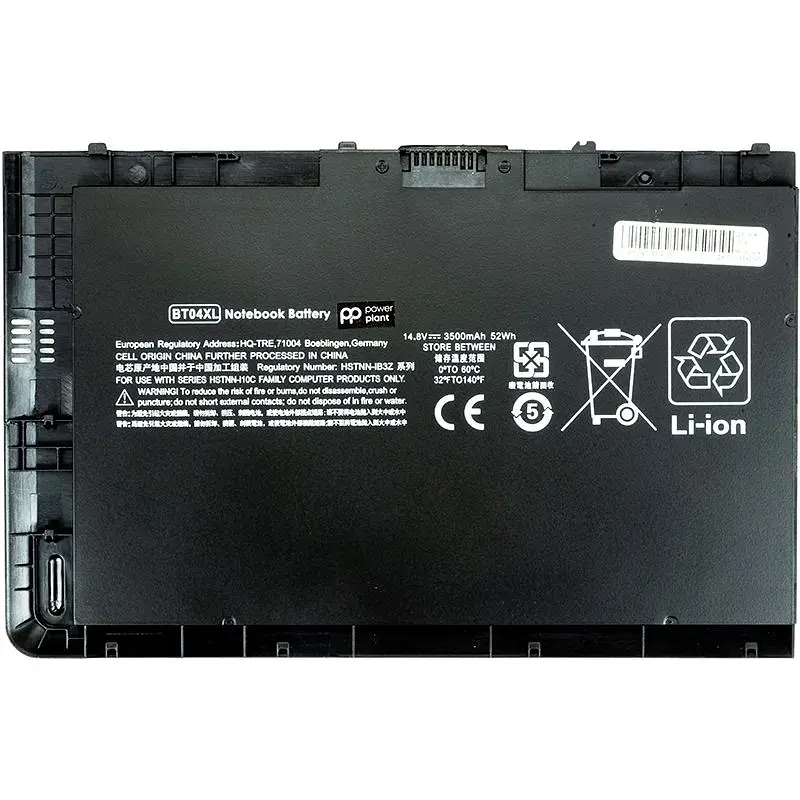 Акумулятор PowerPlant для ноутбуків HP EliteBook Folio 9470m (BT04XL, HP9470PB) 14.8V 3500mAh (NB460670) - фото 2