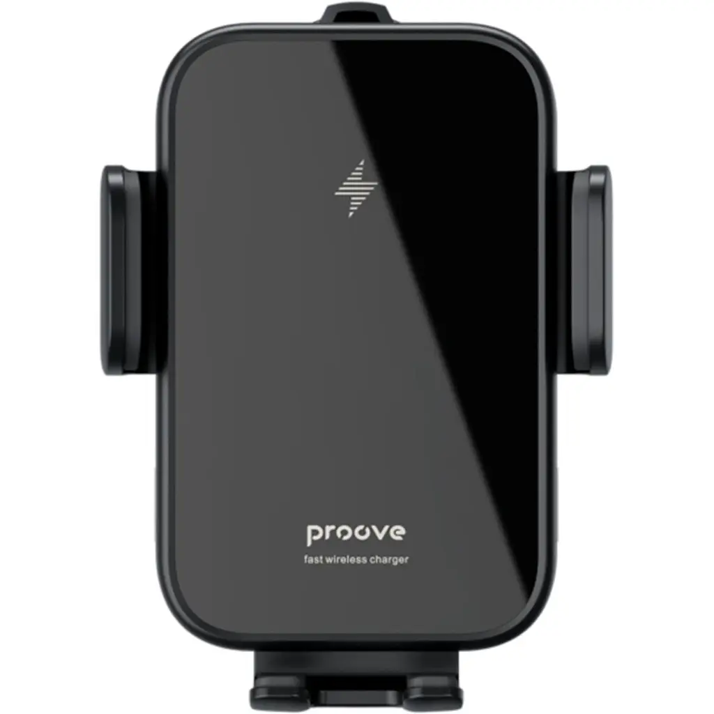 Автотримач із бездротовою зарядкою Proove Triple Clamp 15W Black (WHTC15010001) [136215] - фото 4