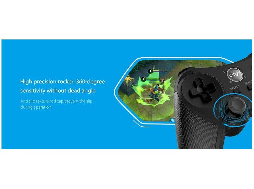 Геймпад Bluetooth джойстик для смартфона iPega PG9078+BT Ninja PC/Android Black - фото 8