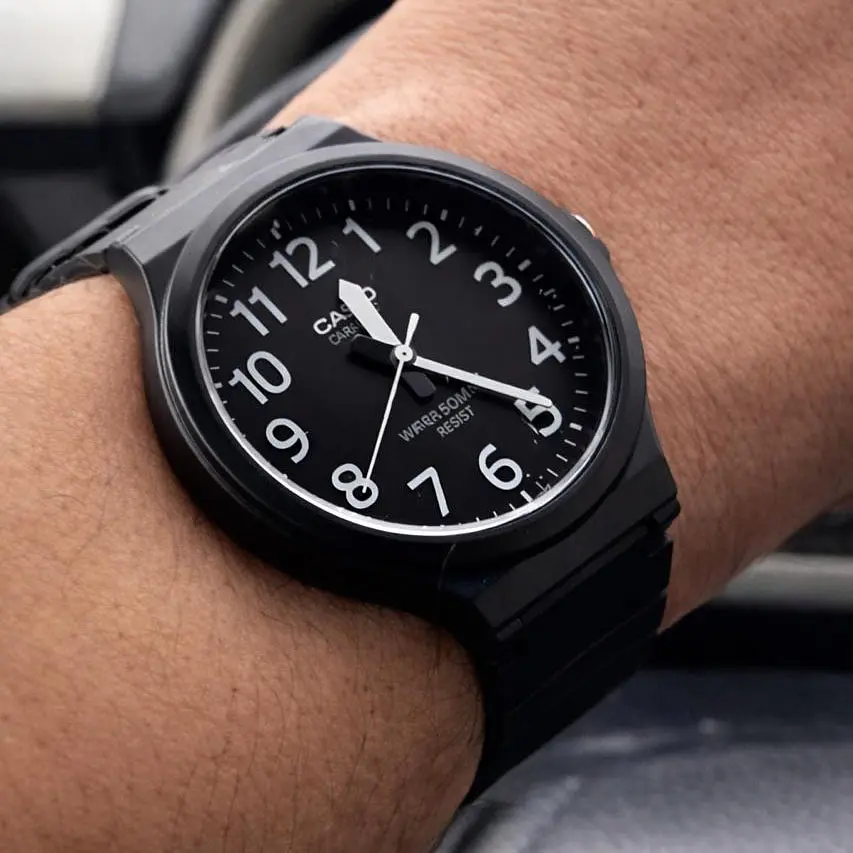 Чоловічий годинник Casio MW-240-1B Чорний ( AT1141-0056 ) - фото 4