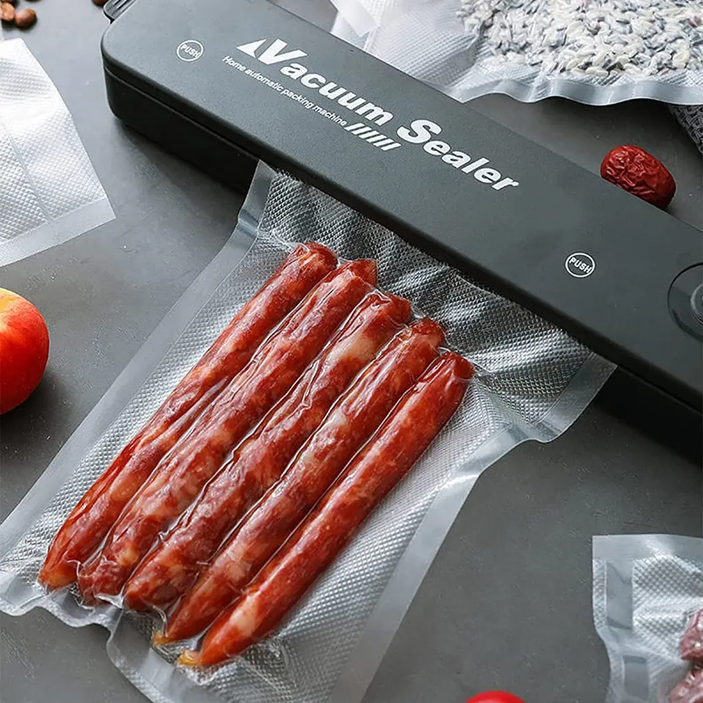 Вакуумний пакувальник для харчових продуктів Vacuum Sealer домашній автоматичний вакууматор, A-plus Чорний 87733 - фото 3