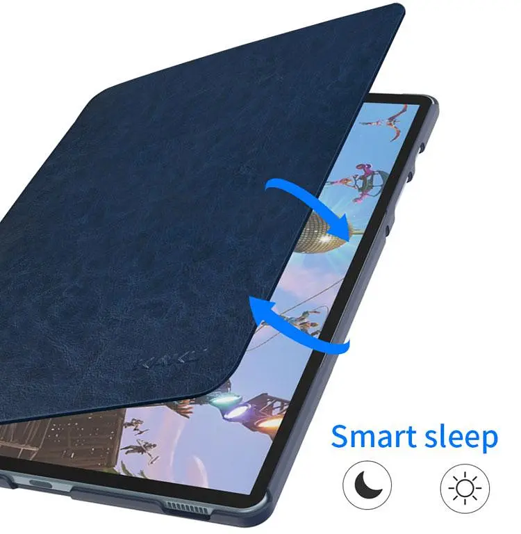 Чехол Kaku Slim Stand для планшета Samsung Galaxy Tab S6 10.5" 2019 (SM-T860 / SM-T865) Dark Blue - фото 4