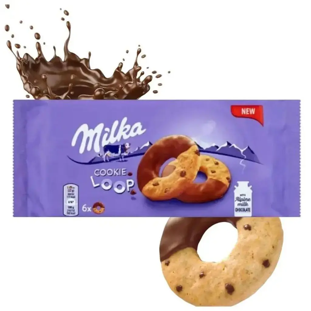 Печиво Milka Cookie Loop 132г.