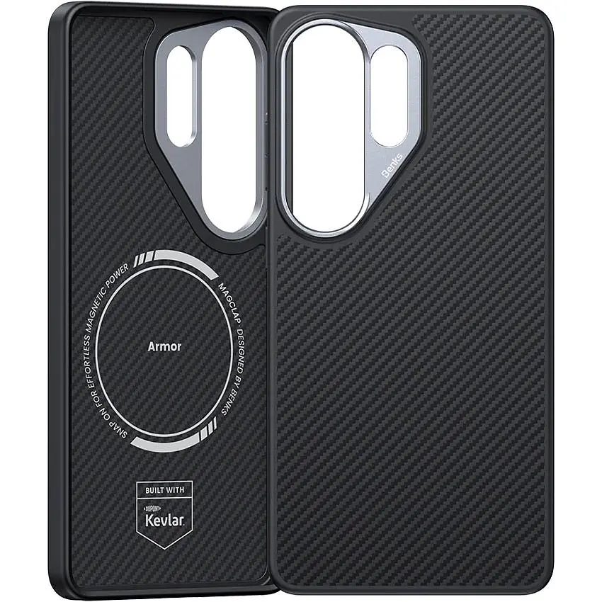Чохол Benks ArmorPro Magnetic Kevlar 600D для Samsung Galaxy S26 Ultra Black [160433] - фото 3