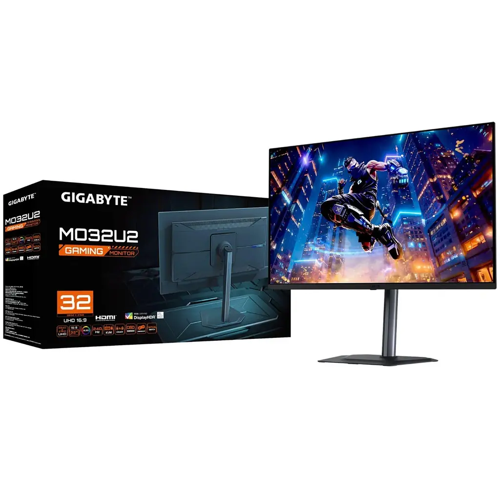 Монітор Gigabyte 31.5" MO32U2 Gaming Monitor UHD OLED 240Hz (MO32U2 Gaming Monitor) - фото 7