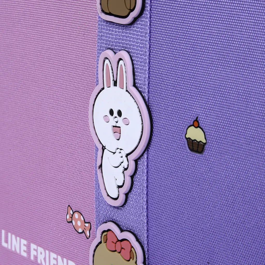 Рюкзак шкільний напівкаркасний Yes S-109S Line Friends Always Together 37х27х13 см фіолетовий (550231) - фото 12