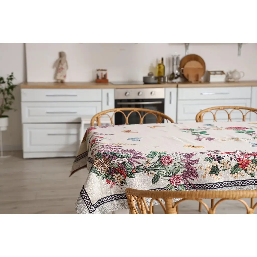 Скатертина Прованс Лавандове поле 140х130 см (26018) - фото 5